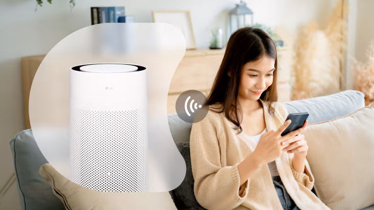 Smart living begins with LG ThinQ™